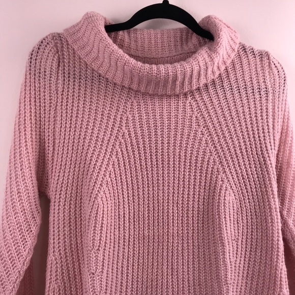 Philosophy Blush Pink Large Knit Oversized Sweater - Picture 2 of 8